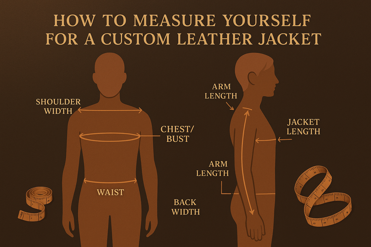 Measuring Yourself for a Custom Leather Jacket